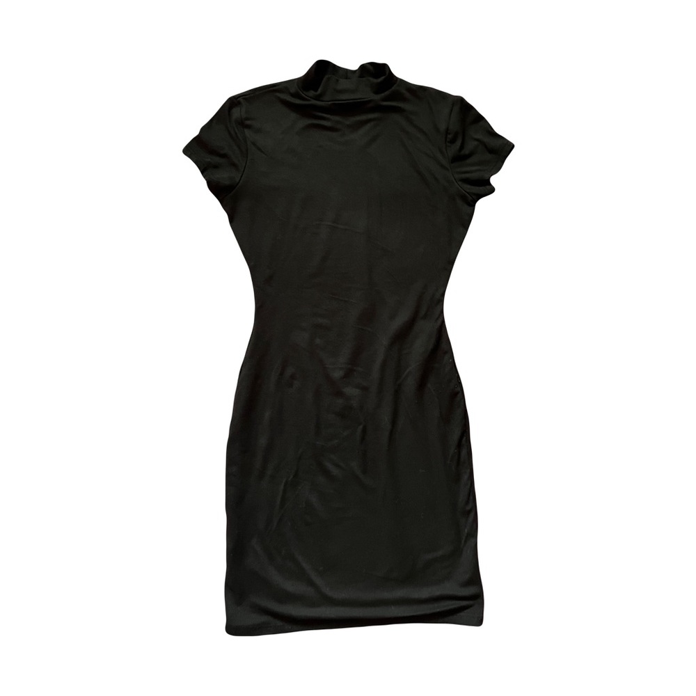 Black mini dress